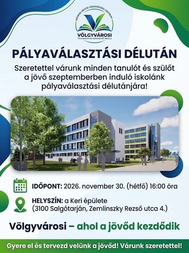 Pályaválasztási Délután